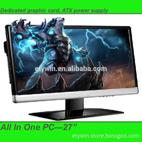 All-In-One Type all in one pc ,OEM pc all in one 27"LED monitor new invention